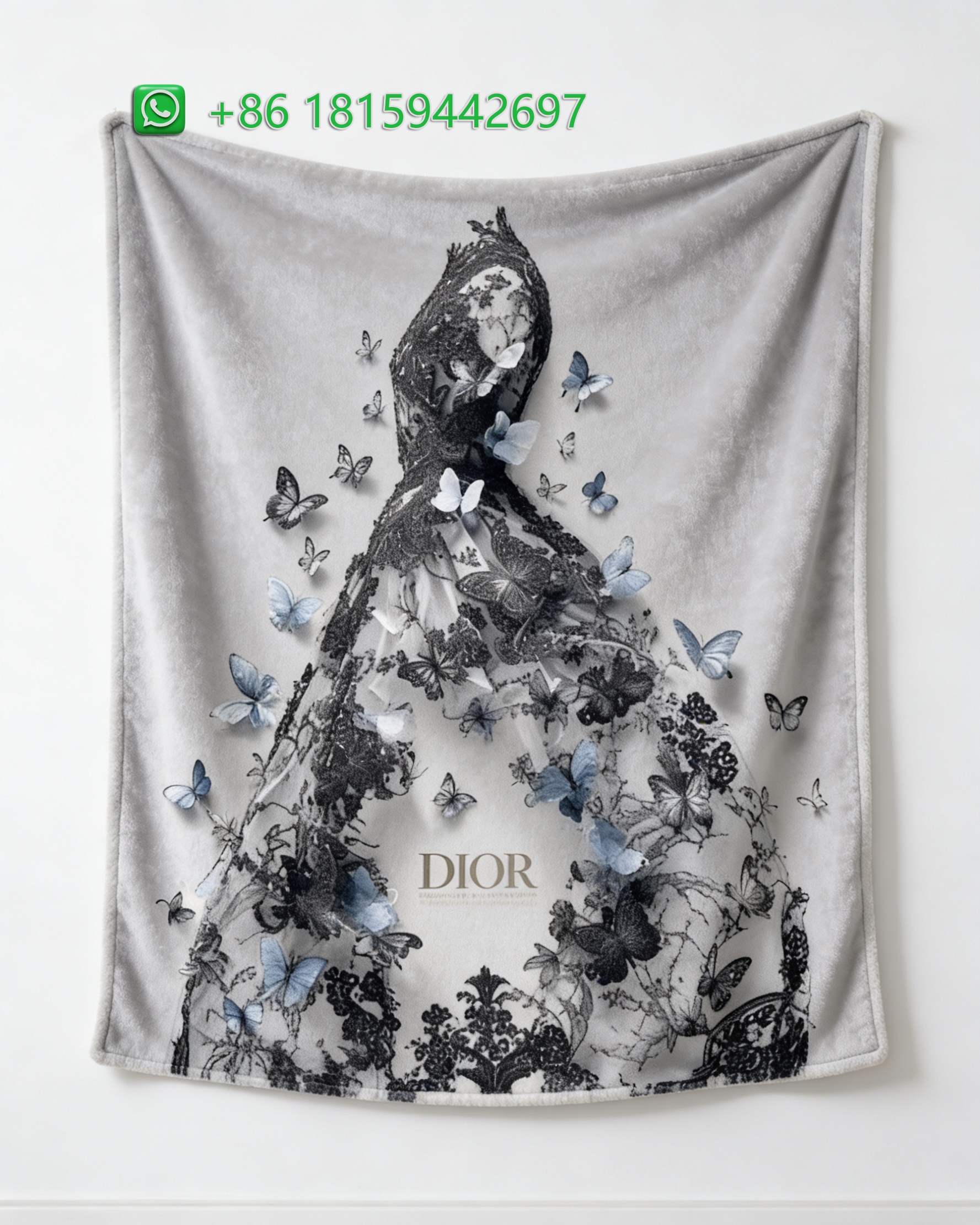 Dior Throw Blankets